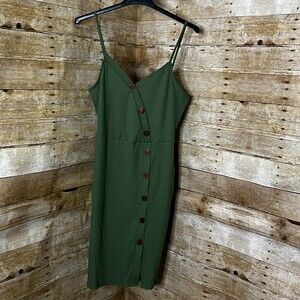 LOVE J NWT RIBBED STRETCH CASUAL DAY DATE ESSENTIAL BOHO SPAGHETTI STRAP DRESS